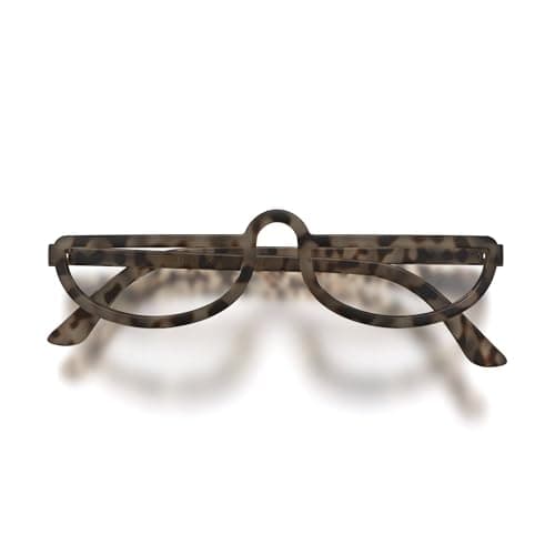 Image of LONDON MOLE® Brainy reading glasses | Cool half moon shaped readers | Men’s Women’s Unisex | Spring hinges