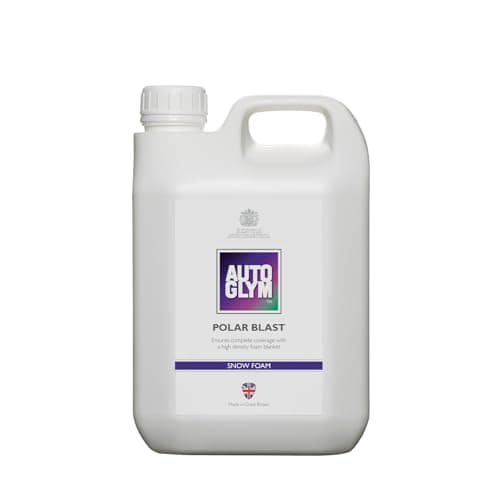 Image of Autoglym Polar Blast, 2.5L Concentrate Extra Thick Snow Foam (15L when diluted) Softens dirt in advance of wash, pH Neutral Car Shampoo Suitable For All Paint Types