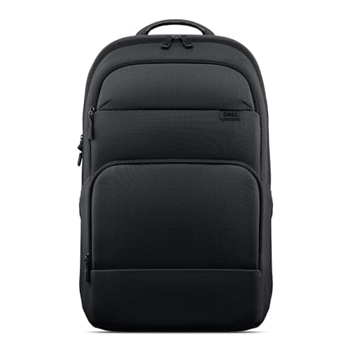 Image of Dell Pro EcoLoop Backpack CP5626, Fits 14" to 16" Laptops, 23L, 53% Recycled Materials, Padded Compartment, Anti-Scratch Interior, Water-Resistant Zippers, Black