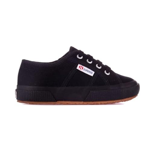 Image of Superga Unisex Kids 2750-jcot Classic Canvas Trainers, Black Noir, 25 EU UK