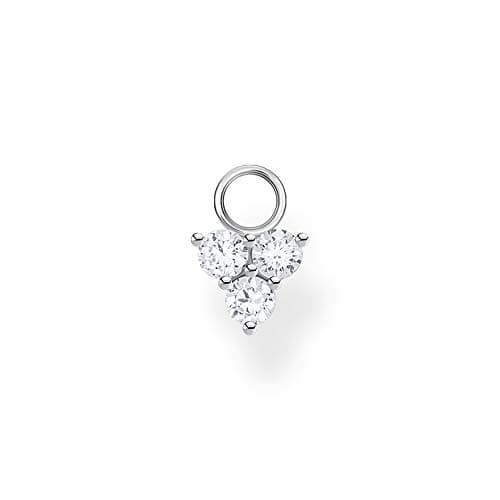 Image of Thomas Sabo single earring pendant white stones silver 925 sterling silver EP008-051-14