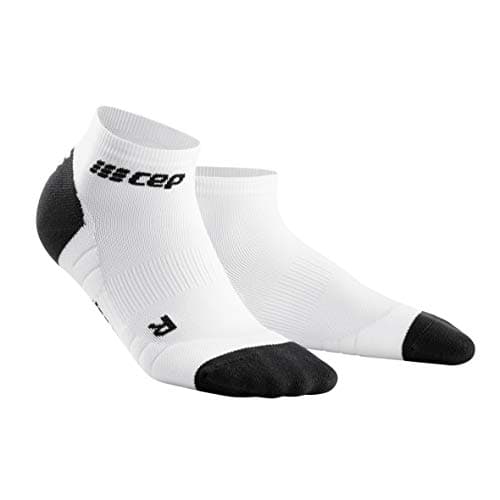 Image of CEP - LOW CUT SOCKS 3.0 for women | Sport socks for workout and fitness in white/grey, size II