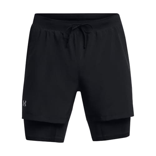Image of Under Armour Men's Launch 5'' 2-in-1 Short Pants Black