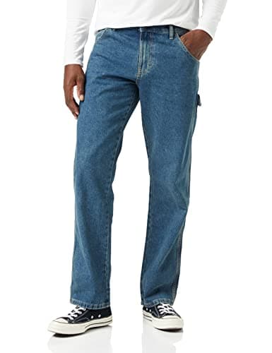 Image of Dickies, Men's, Stone Washed Denim Utility Jean Relaxed, TINTHERITAGE, 32W / 30L