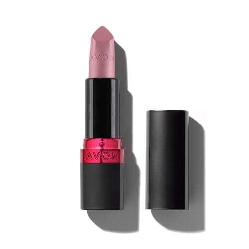 Image of Avon Ultra Matte Lipstick Posh Petal with Vitamin E, Avocado Oil and Sesame Oil for Comfortable Coverage that Won't Cake, Crack or Dry, Cruelty Free