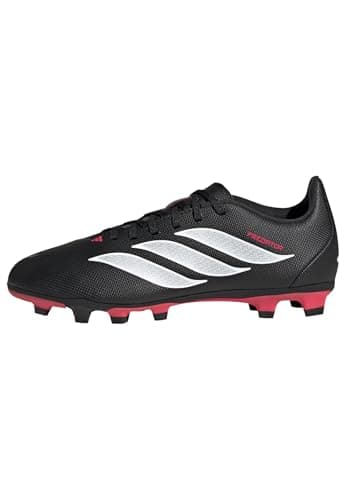 Image of adidas Unisex Club Firm Ground/Multi Ground Football Boots Kids, core Black/FTWR White/Lucid red, 13 UK Child