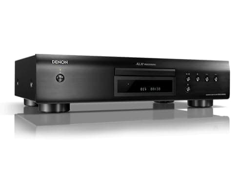 Image of Denon DCD-600NE Compact CD Player in a Vibration-Resistant Design | 2 Channels | Pure Direct Mode | Pair with PMA-600NE for Enhanced Sound Quality | Black