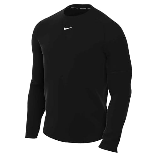 Image of NIKE FB7919-010 M NP DF TIGHT TOP LS Sweatshirt Men's BLACK/WHITE Size S