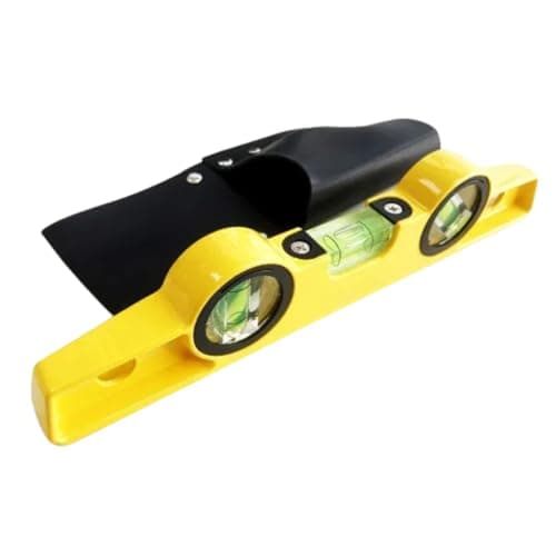 Image of Dunnet Tools Magnetic Spirit Level 250mm Heavy Duty Torpedo Level, 3-in-1 Bubble Vials, Aluminium Construction with Protective Carry Pouch, Levelling Tool for Construction, Bricklaying and DIY