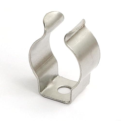 Image of 10 Pcs Spring Terry Clips, Heavy Duty Open Type Spring Steel Tool Clips for Garage Storage, Tool Storage Terry Clip, 16mm