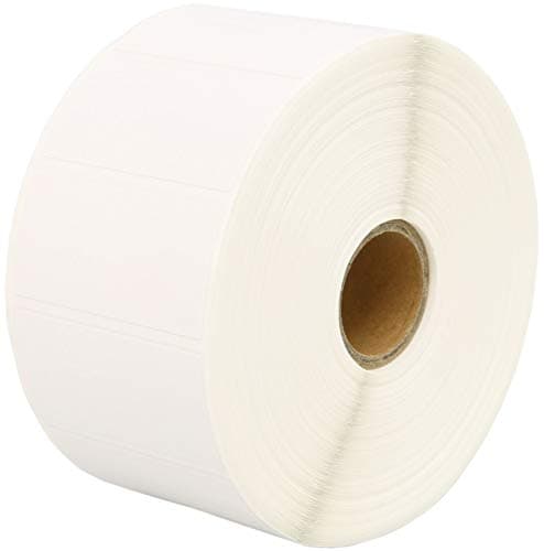 Image of Compatible Roll 50mm x 25mm White Direct Thermal Labels for Zebra GK420d GK420t GC420d GX420d GX420t GC420t GX430t GT800 ZD420 LP2844 TLP 2844 Citizen CL-S521 CL-S621 CL-S631 (1000 Labels per Roll)