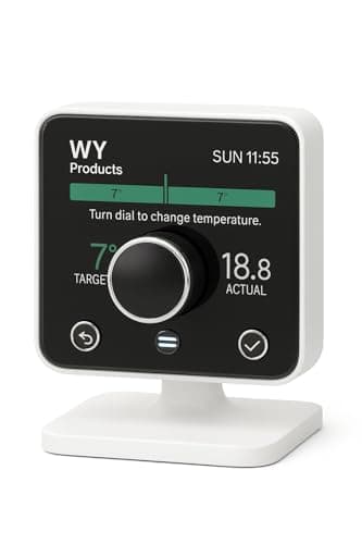 Image of WY Products Premium Thermostat Stand Compatible with Hive Heating Thermostats – Fits Active 2, Active V3 & Mini – PETG Construction – White – Free-Standing Display Base