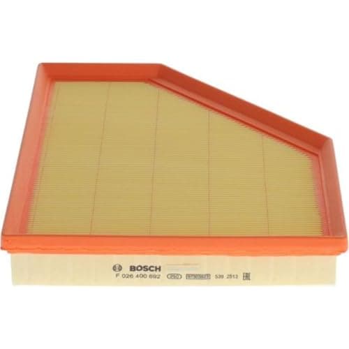 Image of Bosch S0692 Car Air Filter - Separates Particles from the Air Intake - Moisture-resistant plus High Tensile Strength