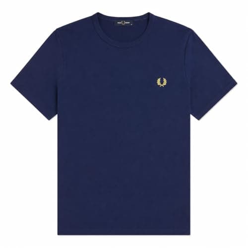 Image of Fred Perry Ringer T-Shirt French Navy