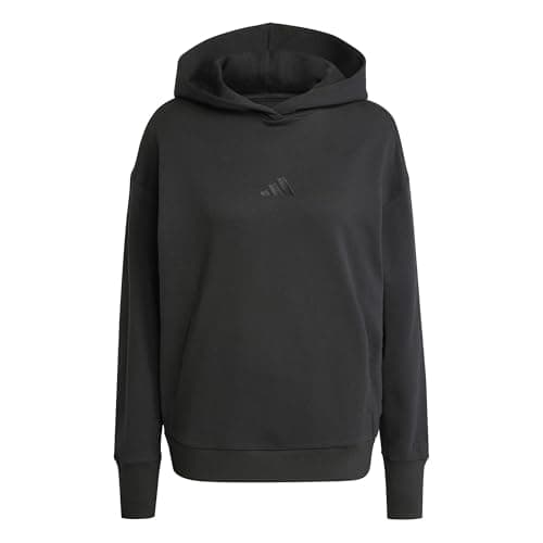 Image of adidas Women's ALL SZN FRENCH TERRY LOOSE HOODIE, black, M