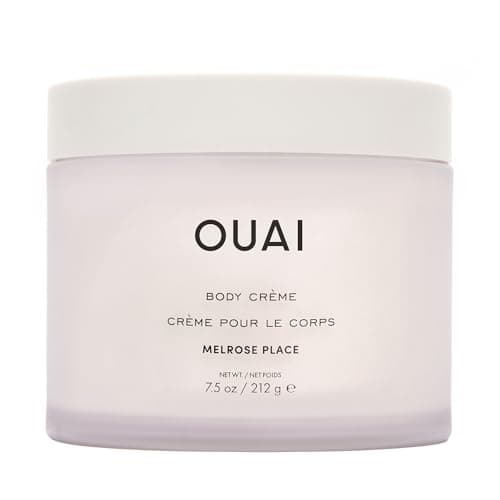 Image of OUAI Body Cream, Melrose Place - Hydrating Whipped Body Cream with Cupuaçu Butter, Coconut Oil and Squalane - Softens Skin and Delivers Healthy-Looking Glow - Sulfate Free Skin Care (7.5 Oz)