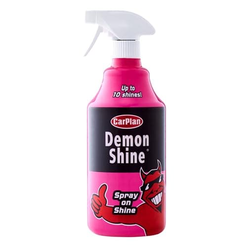 Image of CarPlan Demon Shine Spray – Achieve Instant Shine with Easy-to-Use Pink 1L Formula – High Gloss Car Polish