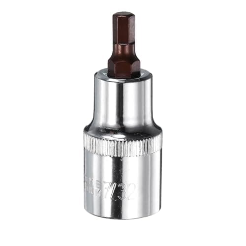 Image of sourcing map 7/32" Hex Bit Socket 1/2" Square Drive SAE Extension Impact Bit Power Nut Driver Set S2 & CR-V Steel Socket Ratchet Wrench Bits