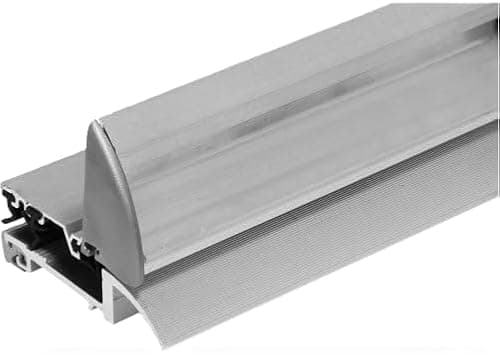 Image of Exitex Weatherbar Kit 914mm – Silver Aluminium Door Threshold Seal for Inward Opening Doors – BS8300 Equality Act & Part M Compliant, Easy Access Ramp-Ready Design