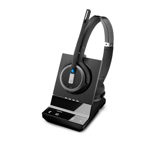 Image of Sennheiser EPOS IMPACT SDW 5063 EU DECT GAP Stereo Headset for Softphone/PC USB Port Skype for Business Certified