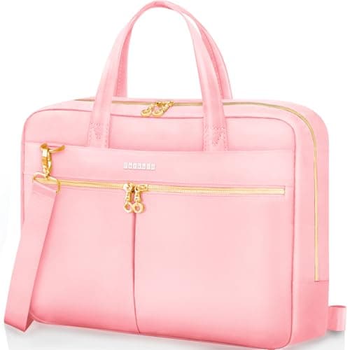 Image of Ferkurn Laptop Bag Case for Women Men Briefcase Messenger Computer Bag with Shoulder Compatible with Macbook Pro/Air, HP Pavilion, XPS, Ideapad, ASUS, Acer, Samsung, Black, 15 15.6 16 Inch