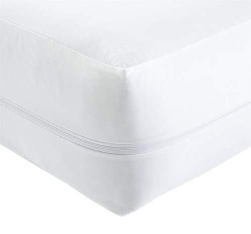 Image of Olivia Rocco Anti Bed Bug Zipped Waterproof Mattress Total Encasement Protector Cover, Double