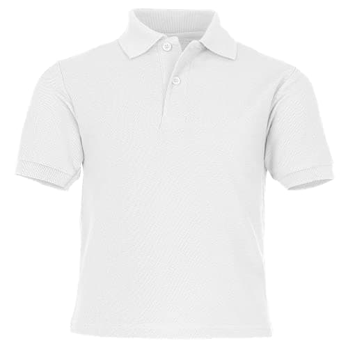 Image of Fruit of The Loom Kids Childrens 65/35 Pique Polo Shirt White 9-11 Years