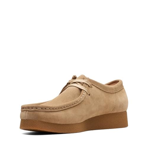 Image of Clarks WallabeeEVOSh Womens Dark Sand Suede, 6