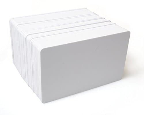 Image of Blank White PVC Plastic ID Cards for Magicard, Evolis, Zebra, Smart, Javelin, Fargo, Datacard Badge Printers - by PAC Supplies Global Ltd (10)