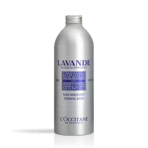 Image of L'OCCITANE - Lavender (Lavande) Foaming Bath - 500 ml - Calming and Relaxing - Made in France