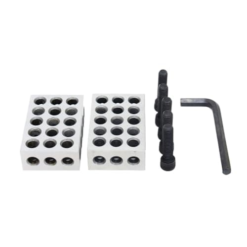 Image of Hardened Steel Blcks 0.005" Precisin Matched Machinist 123 Milling Tl 23 Hlesblck gauge,Precision Measuring