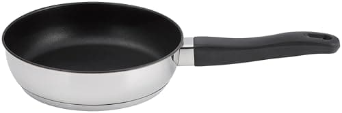 Image of Judge Vista Stainless Steel Non-Stick 20cm Skillet Frying Pan, Induction Ready, Oven & Dishwasher Safe