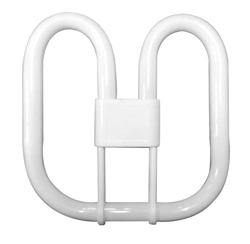 Image of BARGAINS-GALORE Fluorescent Light Bulb - 2/4 Pin Energy Saving 16w, 28w, 38w Slim Lamp Tube 2D | Long Life Lamp Durable | High Efficiency - Compact Pack of 1 Tube | 2/4-Pin White (2 Pin 28 Watt)