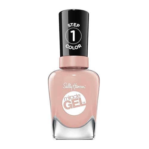 Image of Sally Hansen Miracle Gel, Peaches & Dream, Gel-Like Nail Polish, NO UV Light Required, Chip-Resistant, Long Lasting - Up to 8 days, Easy to Use, Salon Quality Results, Vegan Formula, 14.7ml
