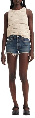 Image of Levi's Women's 501 Original Denim Shorts, Flash A Look, 32W