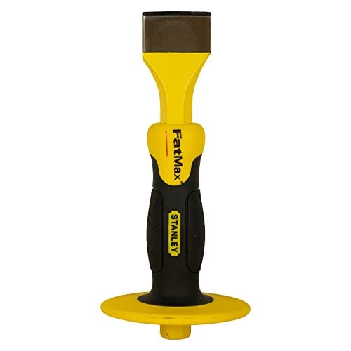Image of STANLEY FATMAX 1.3/4x8.1/2" Masons Steel Chisel with Guard, 4-18-0333