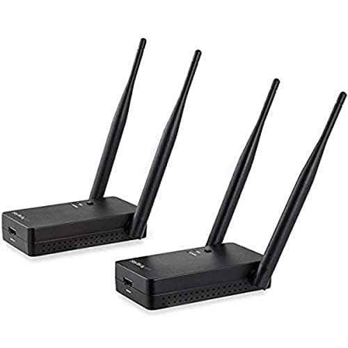 Image of StarTech.com ST121WHDLR Wireless HDMI Transmitter Receiver Kit, 656 ft (200 m), 1080p, HDMI Over Wireless Extender, LP cm5.1/7.1 Audio Support