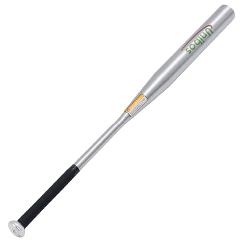 Image of Unibos | 34 Inch Silver Aluminium Baseball Bat Sport Baseball Bat Bar Stick Metal Waterproof Anti Slip Handle For Training & Practise (Silver)