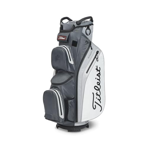 Image of Titleist Cart 14 StaDry Golf Bag, Charcoal/Grey/White