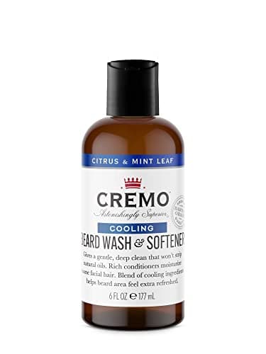 Image of CREMO - Beard Wash and Softener For Men - Cooling Citrus & Mint Leaf - 177ml