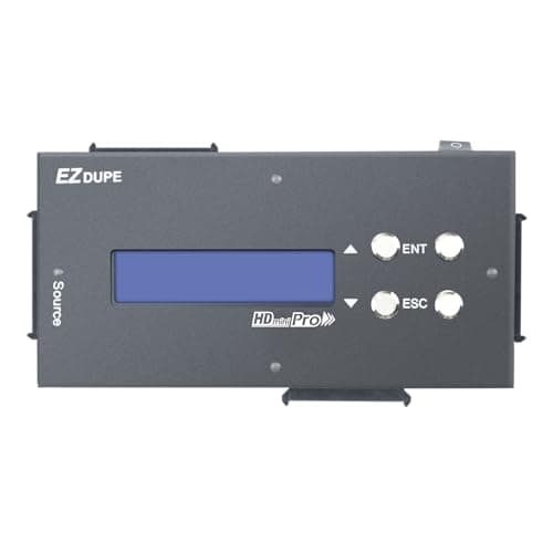 Image of EZ DUPE 1 to 3 SATA Hard Disk Drive Duplicator – Standalone 2.5" & 3.5" HDD SSD Copier & DoD Eraser (HDmini Pro)