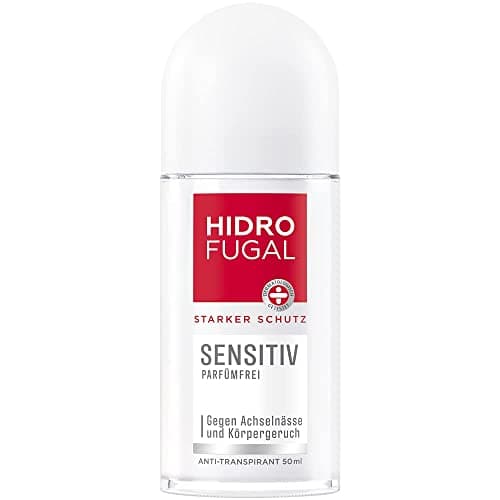 Image of Hidrofugal Sensitive roll-on (50 ml), strong anti-perspirant protection for sensitive skin with gentle fragrance, deodorant for strong protection without ethyl alcohol.