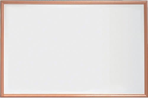 Image of Nobo Basic Melamine Dry Wipe Whiteboard, Non-Magnetic, 900 x 600 mm, Pine Trim, White, 1905200