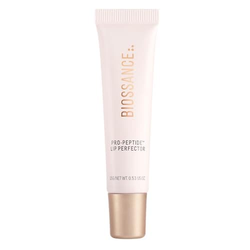 Image of BIOSSANCE Pro-Peptide Lip Perfector – Triple-Treat Vegan Lip Balm – Deeply Hydrating with Pro-Peptides & Hyaluronic Acid – Enhances Natural Lip Color – Silky, Glossy Finish