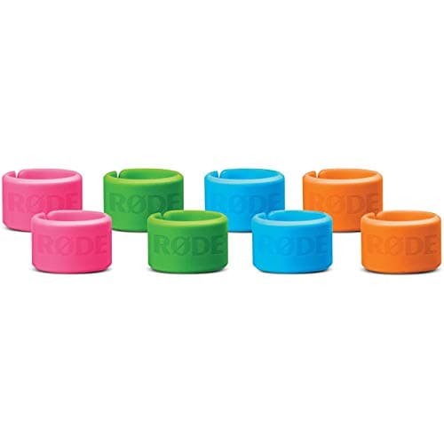 Image of RØDE XLR-ID XLR Cable Identification Rings 8 Coloured ID Rings