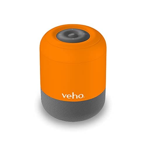Image of Veho MZ-S Bluetooth Wireless Speaker | Portable | Bluetooth 5.0 | 12 Hours Playtime | Travel Speaker | Orange (VSS-704-MZS-O)