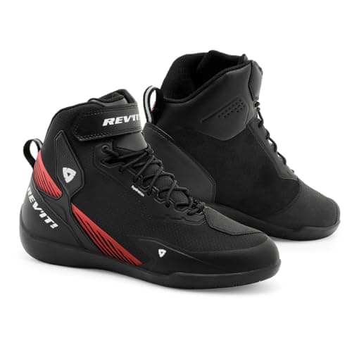 Image of REV'IT! G-Force 2 H2O Urban Sport Motorcycle Shoes (Black/Neon Red - 42)