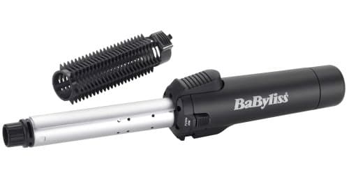 Image of BaByliss Cordless Gas Hair Curler & Brush, 19mm Cermaic Curling Tong, Protective Heat Shield, Fast Heat Up to 200°C, Black, 2583BU