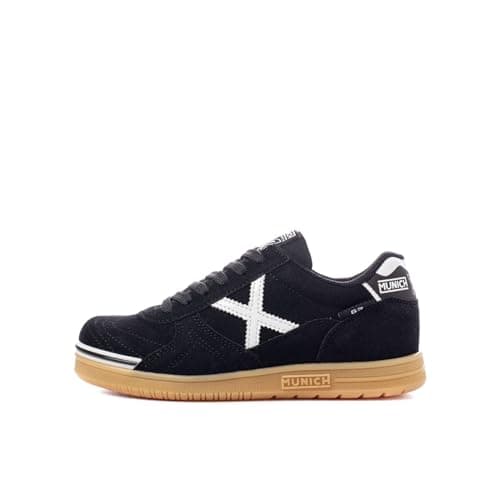 Image of Munich Mens G3 Profit Indoor Football Shoes Black/White 9.5 UK