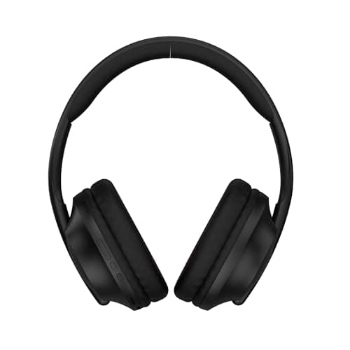 Image of RCA Wave-55 Wireless Over-Ear Bluetooth Headphones – Hi-Res Audio, Deep Bass, Adaptive Noise Cancelling, 12H Playtime, Foldable Comfort Cushions, Mic for Calls & Travel
